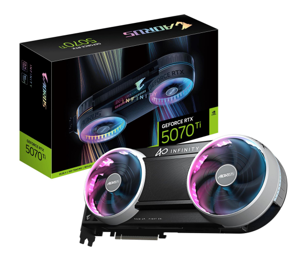 Gigabyte GeForce RTX 5070 Ti Infinity 16GB GDDR7 - 1592490 - zdjęcie